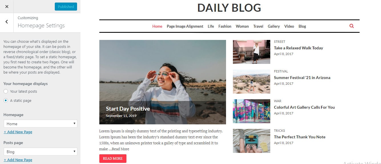 daily blog