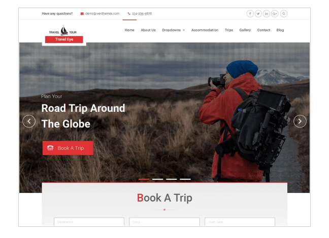 Travel WordPress Themes