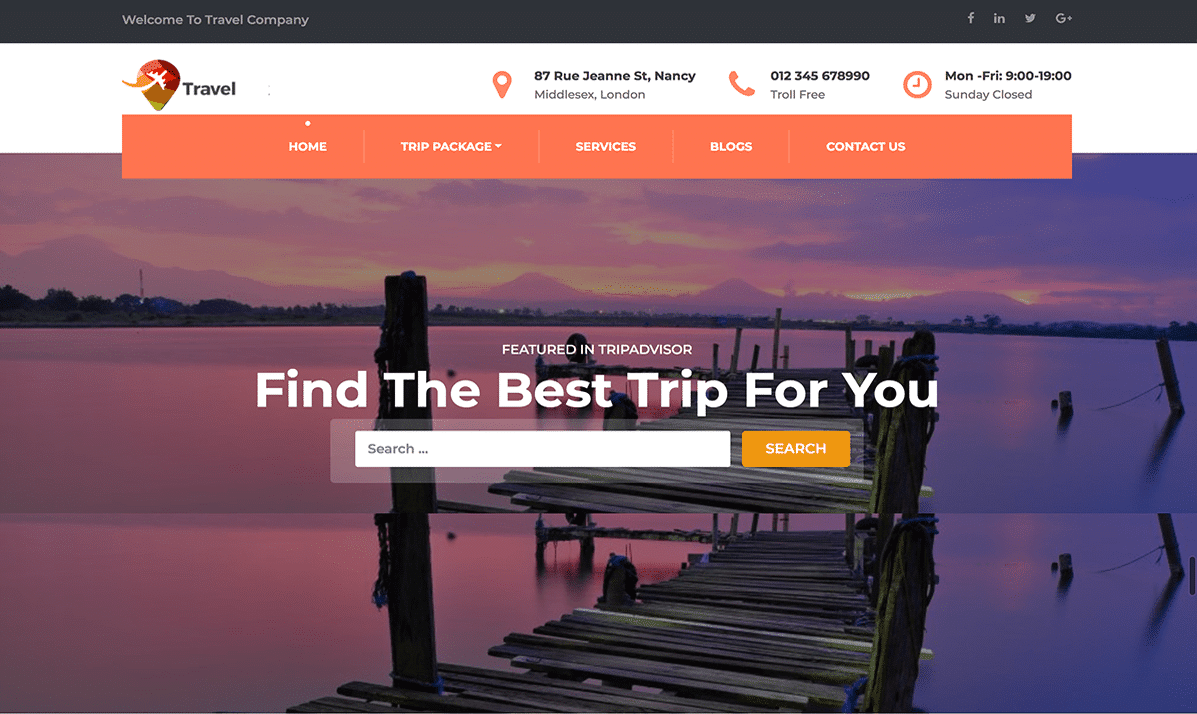 Travel WordPress Themes