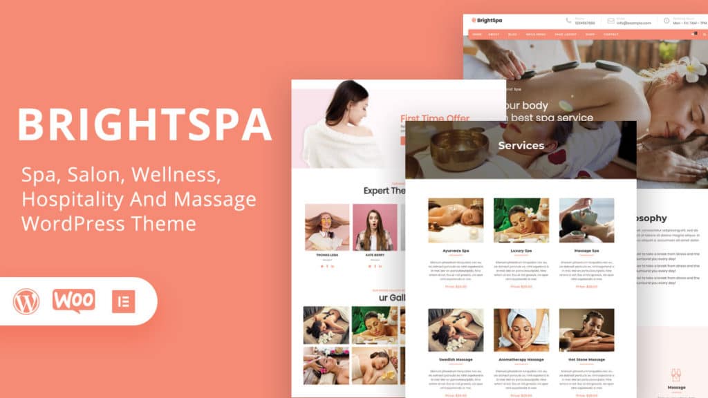 WordPress Spa, Salon And Wellness Theme
