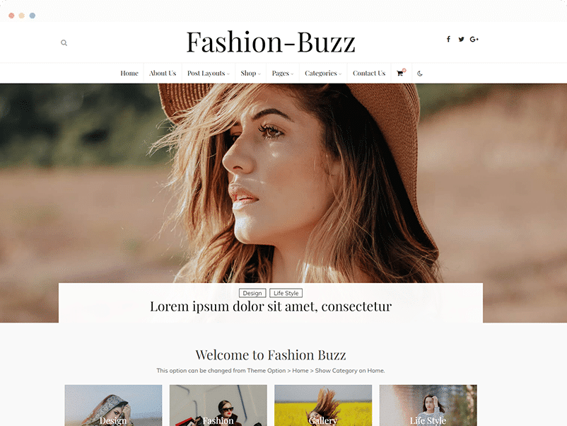 fashion wordpress theme