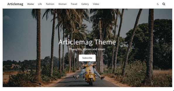 Personal Blog WordPress Themes