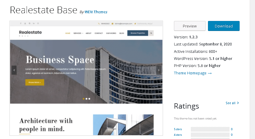  Free Real Estate WordPress Themes