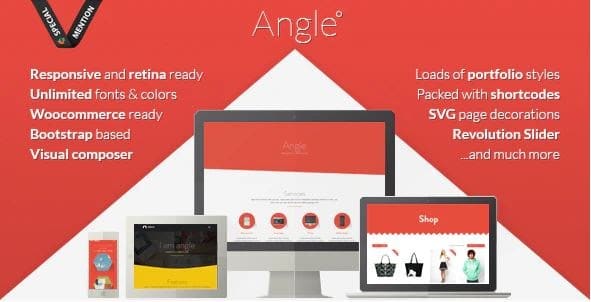 Angle wordpress theme