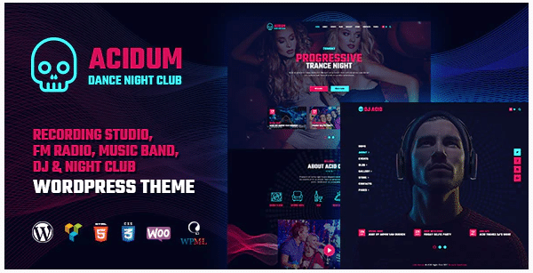 WordPress Nightclub Theme