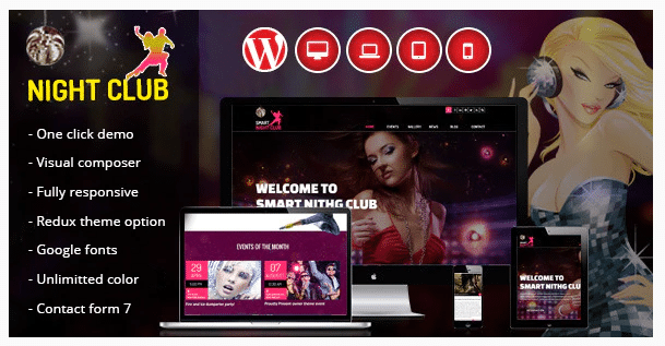 WordPress Nightclub Theme