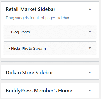 Sidebar Options 2 widget