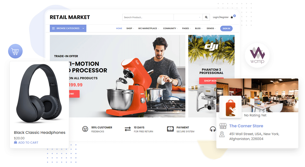 Integration WC Marketplace