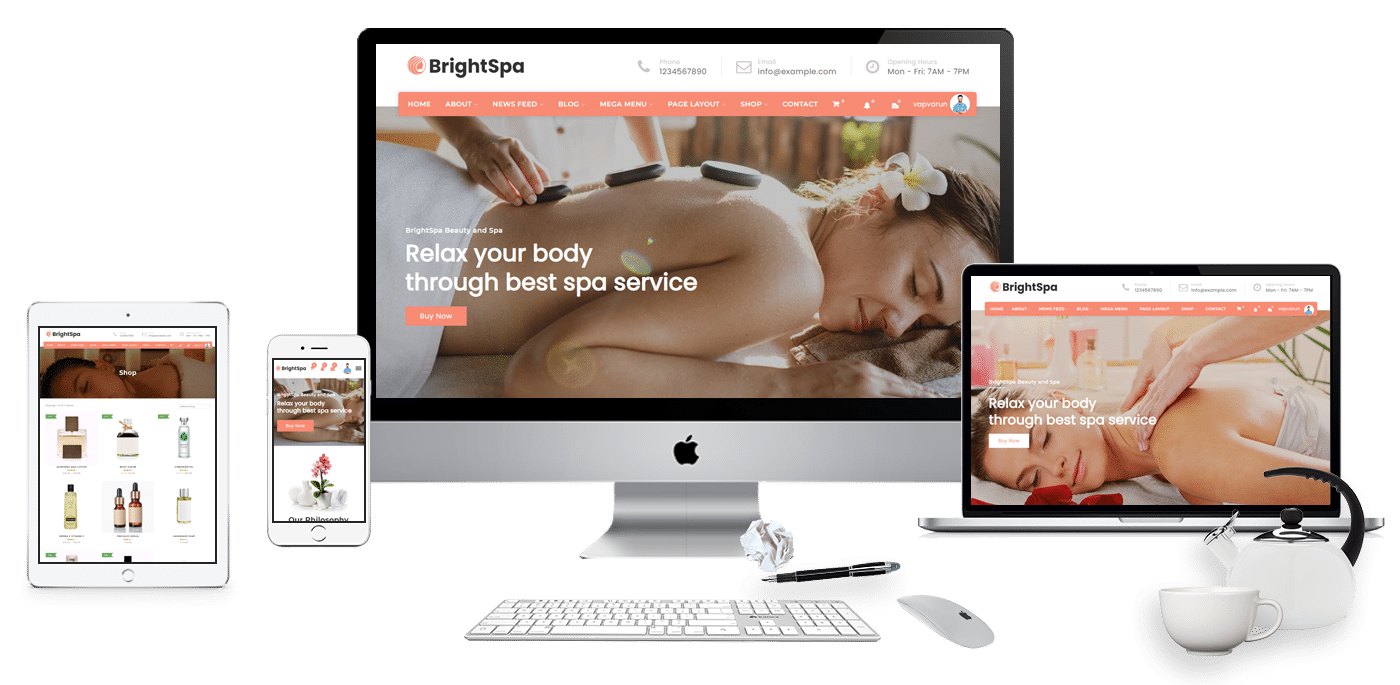 Responsive BrightSpa