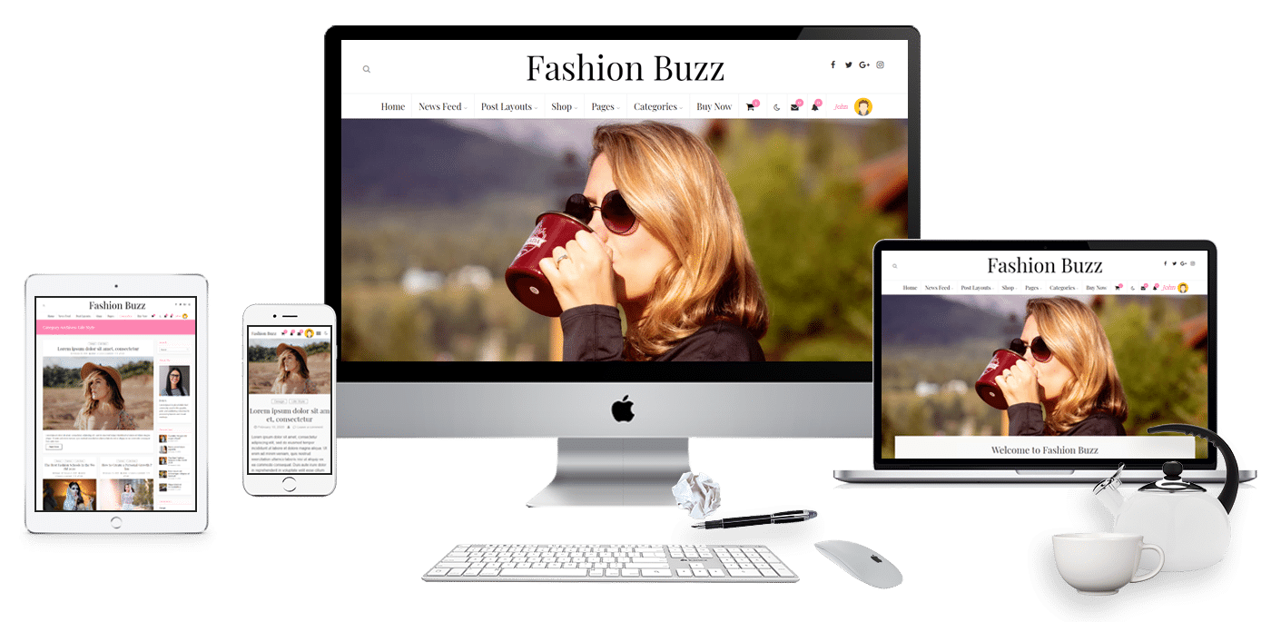 Responsive FashionBuzz
