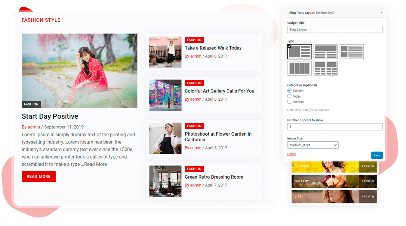 home widgets