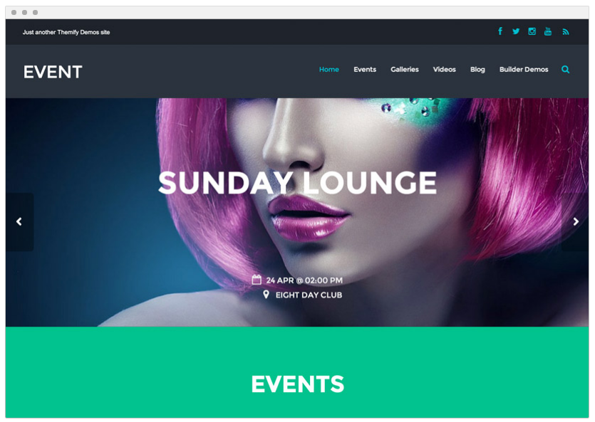 ultimate event theme wordpress