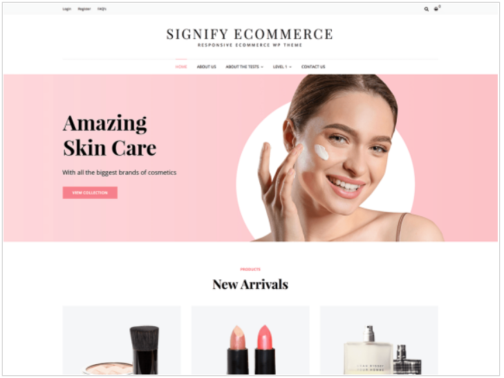 responsive eCommerce theme