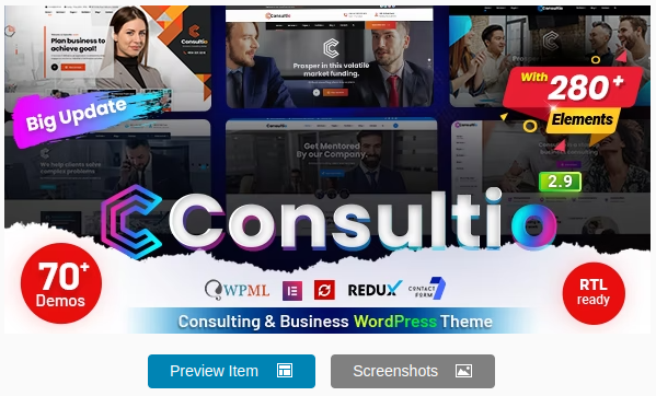 business and consultation theme