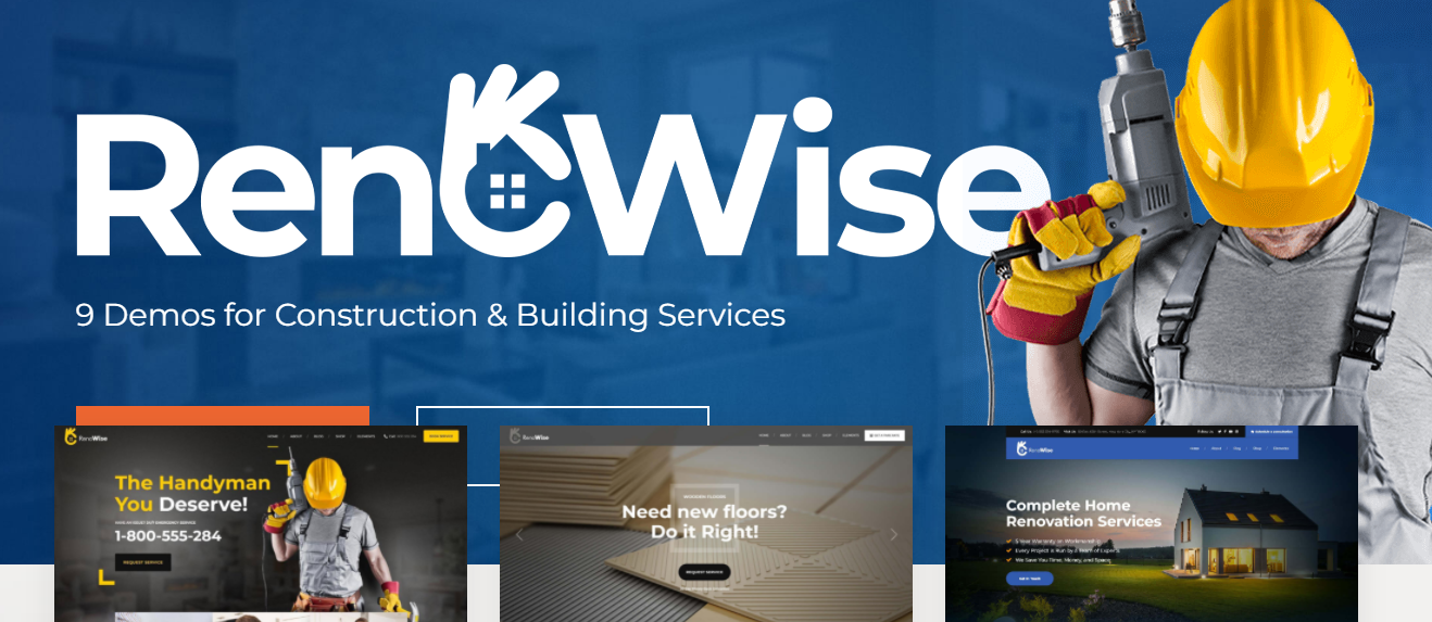 RenoWise WordPress Construction Theme